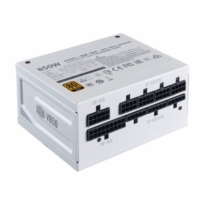 POWER SUPPLY COOLER MASTER V850 SFX 850W 80+ GOLD (MPY-8501-SFHAGV-WE) (WHITE)