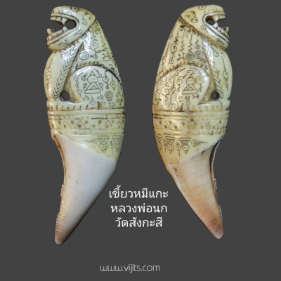 เขี้ยวหมีแกะ หลวงพ่อนก วัดสังกะสี #3