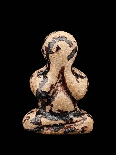 ปิดตา หลวงพ่อทองสุข วัดสะพานสูง พิมพ์ชลูดใหญ่ บล๊อคหลังแตก