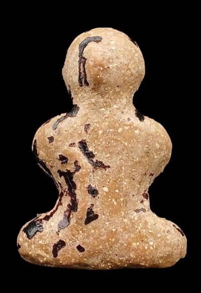 ปิดตา หลวงพ่อทองสุข วัดสะพานสูง พิมพ์ชลูดใหญ่ บล๊อคหลังแตก