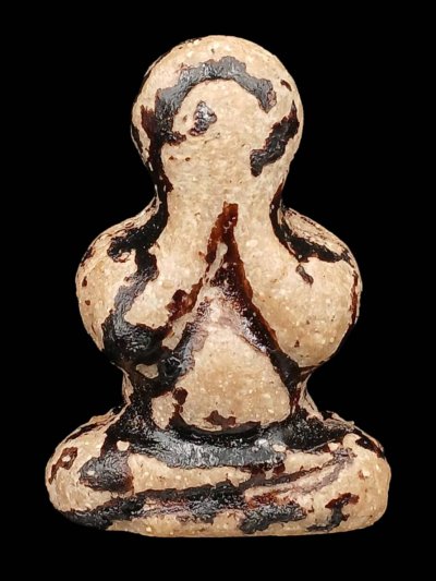 ปิดตา หลวงพ่อทองสุข วัดสะพานสูง พิมพ์ชลูดใหญ่ บล๊อคหลังแตก