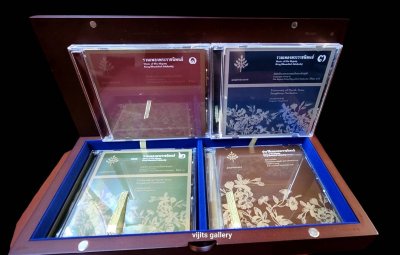 CD Boxset กล่องไม้ รวมเพลงพระราชนิพนธ์ โดย University of North Texas Symphony Orchestra 4 Dises