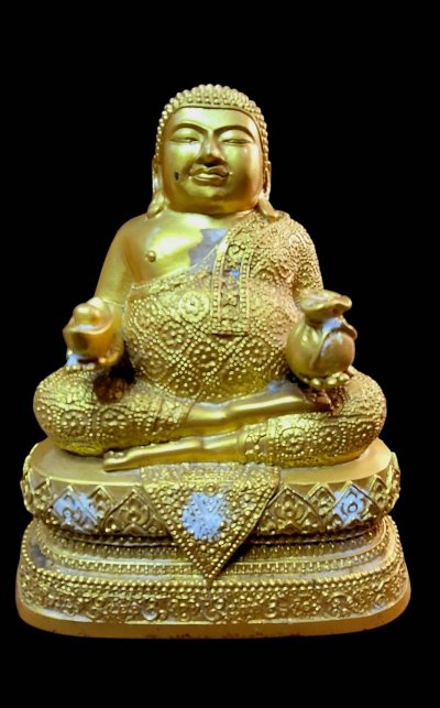 พระสังกัจจาย์มหาลาภ วัดหน่อพุทธางกูร จ.สุพรรณบุรี หนักตัก 5 นิ้ว สูง 7.5นิ้ว