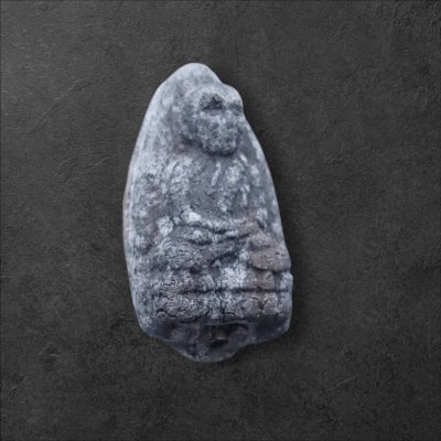 พระหลวงปู่ทวด อาจารย์นอง วัดทรายขาว รุ่นอายุ 80 ปี เนื้อว่าน ฝังตะกรุดเงิน ปี 2541 จ.ปัตตานี  #6