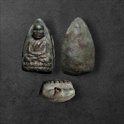 หลวงปู่ทวด รุ่นฉลอง อายุ 80 ปี 2541 ฝัง"ตะกรุดทองคำ"พิมพ์ใหญ่กรรมการ