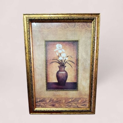 ภาพพิมพ์รูปแจกัน ขนาดรวมกรอบ 50*70 ซม.