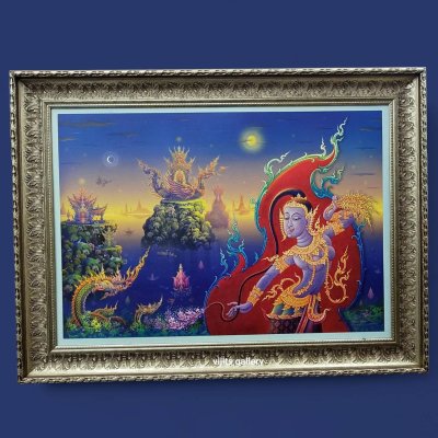 ภาพพิมพ์ ‘ พระแม่ธรณี ‘ที่ระลึก เปิดสำนักงานใหญ่ธนาคารเพื่อการเกษตรและสหกรณ์ ( ธกส. ) บางเขน ปี 2556