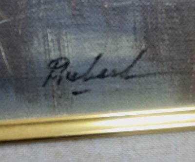 ภาพสีน้ำเงิน รูปเรือ  งานต่างประเทศ