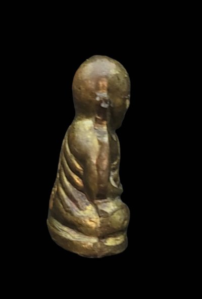 รูปเหมือนหลวงพ่อเงิน วัดบางคลาน รุ่นสร้างอำเภอ เนื้อทองเหลือง ปี 2522