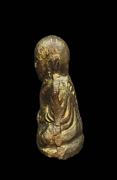 รูปเหมือนหลวงพ่อเงิน วัดบางคลาน รุ่นสร้างอำเภอ เนื้อทองเหลือง ปี 2522