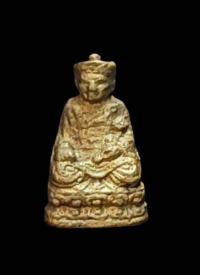 รูปหล่อ ไต้ฮงกง รุ่น2 พิมพ์หมวกกลึง นิยม เนื้อทองเหลือง (ทองผสม) จัดสร้างโดยมูลนิธิปอเต็กตึ้ง พ.ศ. 2513