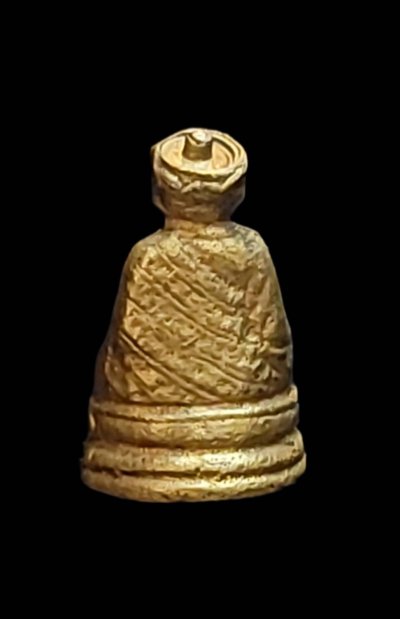 รูปหล่อ ไต้ฮงกง รุ่น2 พิมพ์หมวกกลึง นิยม เนื้อทองเหลือง (ทองผสม) จัดสร้างโดยมูลนิธิปอเต็กตึ้ง พ.ศ. 2513