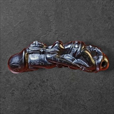 ปลัดขิกนางครวญ พญาไม้งิ้วดำ อุดกริ่ง หลวงพ่อคง วัดวังสรรพรส ขนาด3นิ้ว