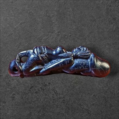 ปลัดขิกนางครวญ พญาไม้งิ้วดำ อุดกริ่ง หลวงพ่อคง วัดวังสรรพรส ขนาด3นิ้ว