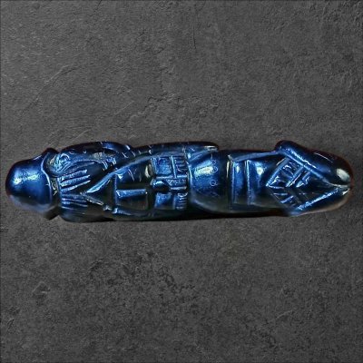 ปลัดขิกนางครวญ พญาไม้งิ้วดำ อุดกริ่ง หลวงพ่อคง วัดวังสรรพรส ขนาด3นิ้ว