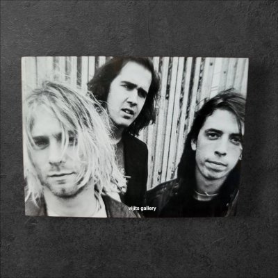 งานสะสม postcard nirvana ภาพขาวดำ ขนาด 4x6" จำนวน 16 ภาพ