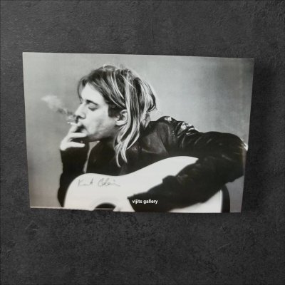 งานสะสม postcard nirvana ภาพขาวดำ ขนาด 4x6" จำนวน 16 ภาพ