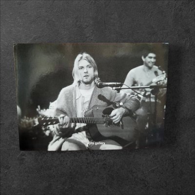 งานสะสม postcard nirvana ภาพขาวดำ ขนาด 4x6" จำนวน 16 ภาพ