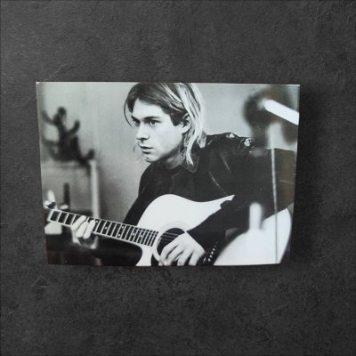 งานสะสม postcard nirvana ภาพขาวดำ ขนาด 4x6" จำนวน 16 ภาพ