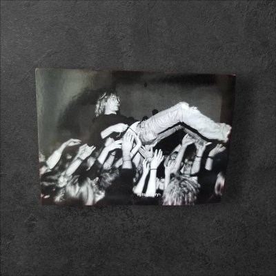 งานสะสม postcard nirvana ภาพขาวดำ ขนาด 4x6" จำนวน 16 ภาพ