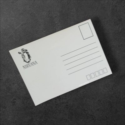 งานสะสม postcard nirvana ภาพขาวดำ ขนาด 4x6" จำนวน 16 ภาพ
