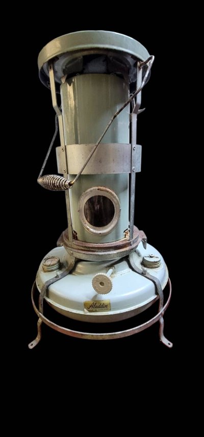 เครื่องฮีตเตอร์น้ำมันก๊าด Aladdin Blue Flame Kerosene Heater Made in England.สูง21 นิ้ว