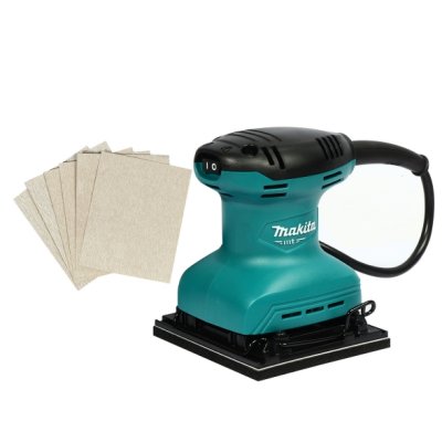 MAKITA เครื่องขัดกระดาษทรายสั่น จัตุรัส ขนาด 114 X 140 มม. รุ่น M9200B