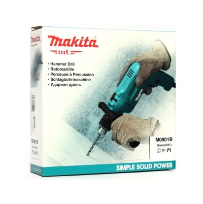 MAKITA สว่านกระแทกไฟฟ้า ขนาด 16 มม. (5/8 นิ้ว) รุ่น M0801B