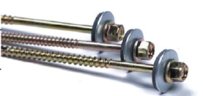 สกรูปลายแหลมติดแหวนรองกันซึม 19 mm(แปไม้)