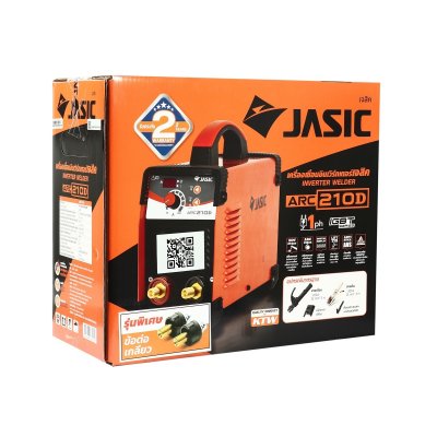 JASIC เครื่องเชื่อม 20-200 แอมป์ ระบบ MMA / Lift TIG รุ่น ARC210D