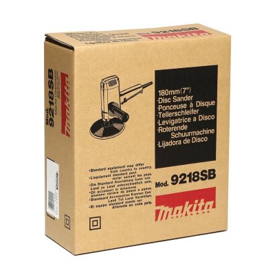 MAKITA เครื่องขัดกระดาษทราย ขนาด 7 นิ้ว (180 มม.) กำลังไฟ 570 วัตต์ รุ่น 9218SB