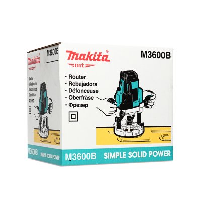 MAKITA เครื่องเร้าเตอร์ ขนาด 1/2 นิ้ว (12 มม.) กำลังไฟ 1,650 วัตต์ รุ่น M3600B