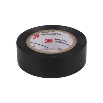 3M เทปพันสายไฟ รุ่น 150 TEMFLEX สีดำ ขนาด 19มม. 3M เทปพันสายไฟ รุ่น 150 TEMFLEX สีดำ ขนาด 19มม.