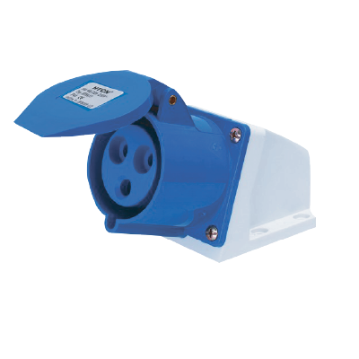 HT113 เต้ารับตัวเมียยึดติดผนังรุ่น HT