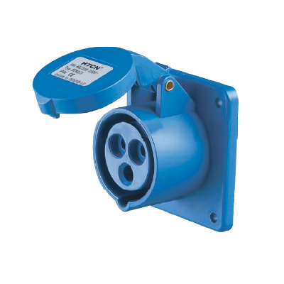 HT413 เต้ารับตัวเมียฝังแบบตรง HTCN รุ่น HT