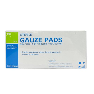 STERILE GAUZE PAD 3" 12พับ