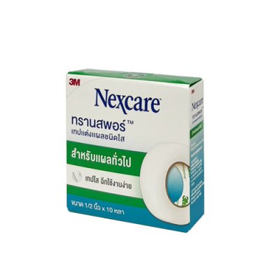 TRANSPORE 1/2"*10 หลา (พลาสติก) 10BOX/CAR.