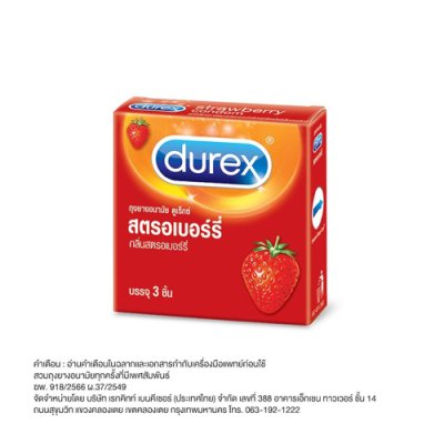 DUREX STRAWBERRY 52.5mm.
