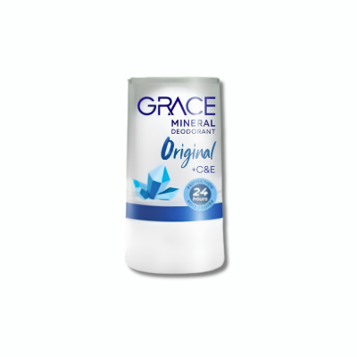 GRACE โรลออนสารส้ม(สีฟ้า ธรรมชาติ) 70กรัม.