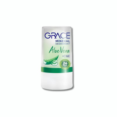 GRACE โรลออนสารส้ม(สีเขียว ว่านหางจระเข้) 70กรัม.