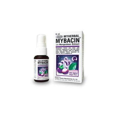 MYBACIN SPRAY MANGOSTEEN EX 15ML สีม่วง เกร๊ทเตอร์