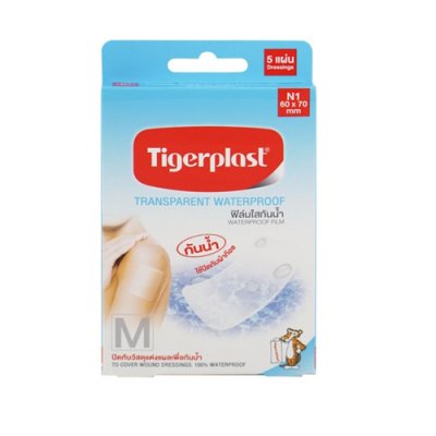 TIGERPLAST (N1) ฟิลิ์มใสกันน้ำ 60mm*70mm*5แผ่น