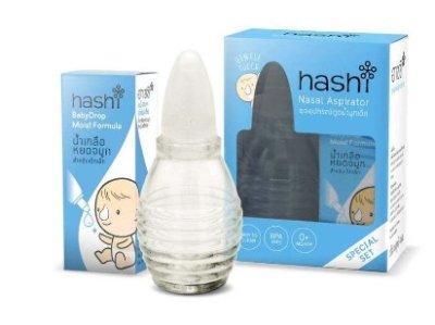HASHI NASAL ASPIRATOR (GENTLE DROP4ml.+ลูกยางดูดน้ำมูก)