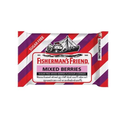 FISHERMAN ชมพู-ม่วง SUGAR FREE MIXED BERRIES