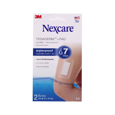 TEGADERM+PAD 6cm*10cm.(A4) 2ชิ้น 3M.