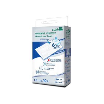 ABSORBENT UNDERPAD 12*10'S #L HEALTH LMPACT
