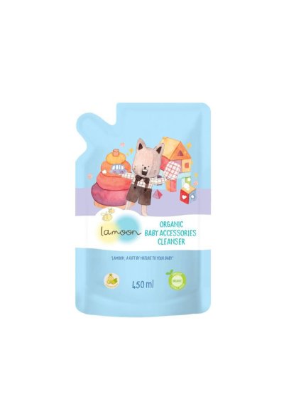 ละมุน สเปรย์ทำความสะอาดของใช้สำหรับเด็ก 450มล.(รีฟิล)