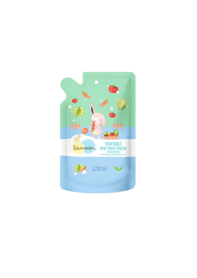 ละมุน น้ำยาล้างผักและผลไม้ 400มล. (รีฟิล)