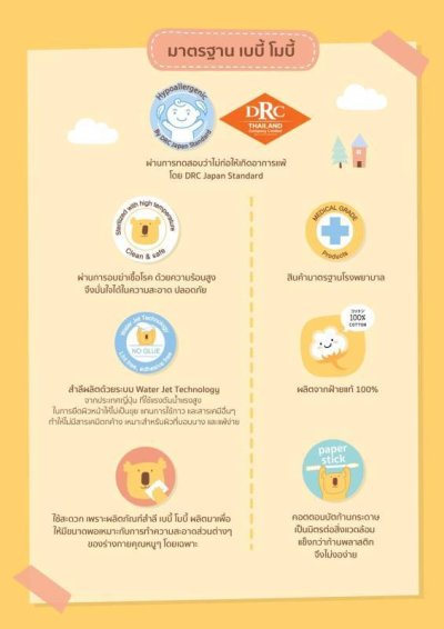 สำลีแผ่นใหญ่ ซุปเปอร์เซฟ 150กรัม เบบี้ โมบี้