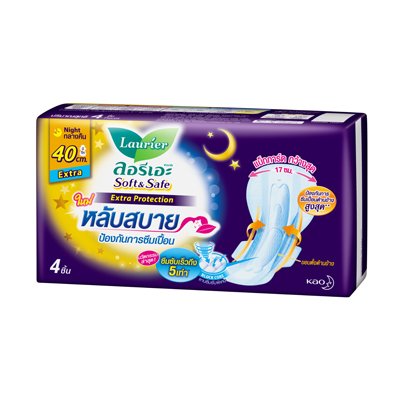 ลอรีเอะ ซอฟท์แอนด์เซฟ เอ็กซ์ตร้า 40 ซม.4 ชิ้น